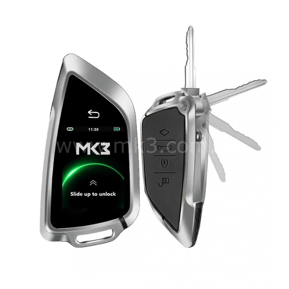 LCD SK-06 Smart Kumanda PKE Sistemi Tüm start stoplu Araçlar İçin Bıçak tipi Siyah Renk